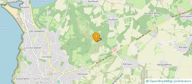 localisation de l'entreprise PLL  SAINT-GILDAS-DE-RHUYS