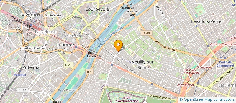 localisation de l'entreprise PLL CONSULTING à NEUILLY-SUR-SEINE
