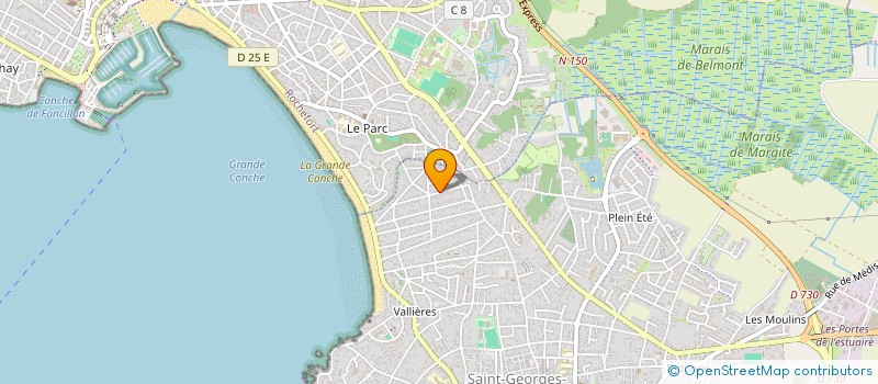 localisation de l'entreprise PLL IMMOBILIER  SAINT-GEORGES-DE-DIDONNE