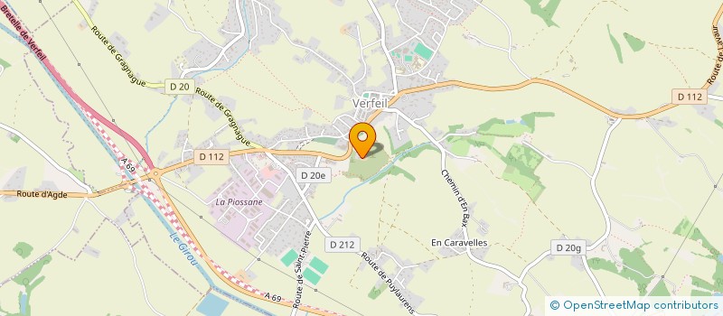 localisation de l'entreprise PLL TECHNIQUES  VERFEIL