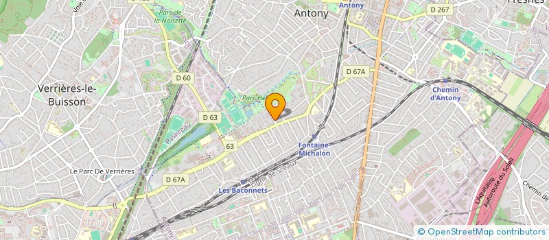 localisation de l'entreprise PLLM à ANTONY