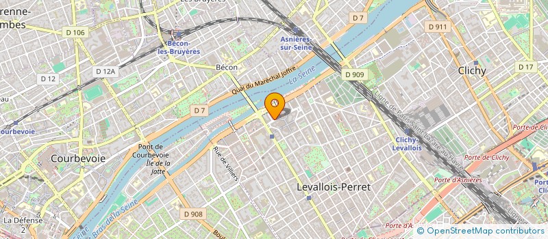 localisation de l'entreprise PLM à LEVALLOIS-PERRET
