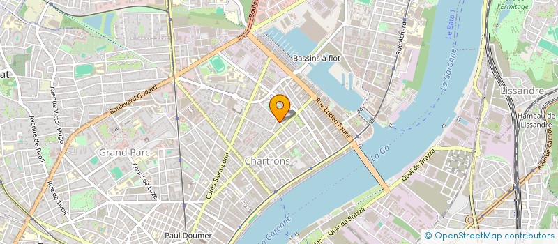 localisation de l'entreprise PLM  BORDEAUX