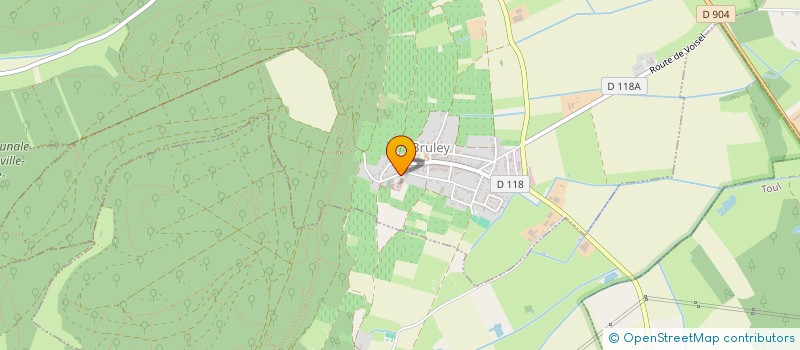 localisation de l'entreprise PLM  BRULEY