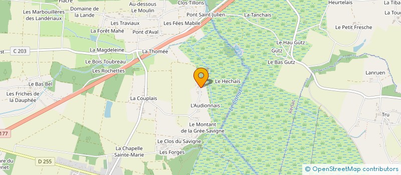localisation de l'entreprise PLM à SAINTE-MARIE