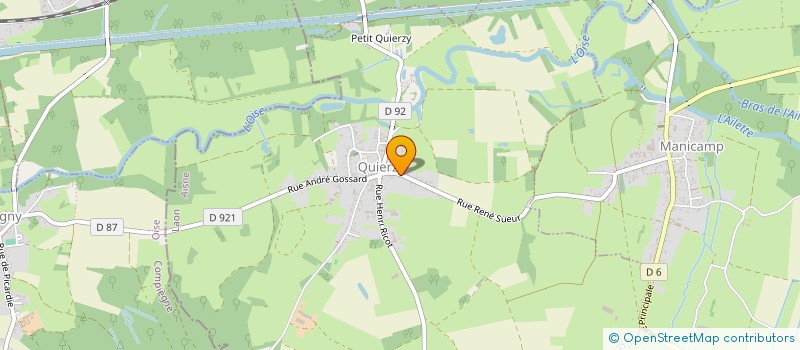 localisation de l'entreprise PLM BRICOLAGE  QUIERZY