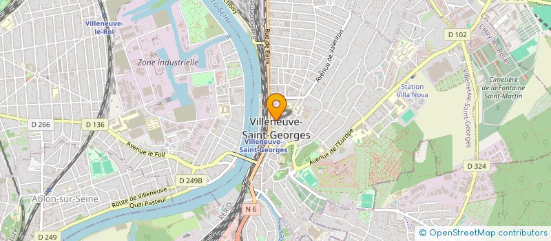 localisation de l'entreprise PLM CONSEIL  VILLENEUVE-SAINT-GEORGES