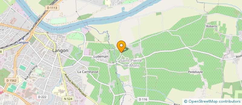 localisation de l'entreprise PLM FAMILY  SAINT-PIERRE-DE-MONS