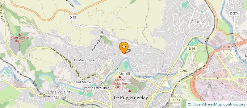 localisation de l'entreprise PLM IMMO  AIGUILHE