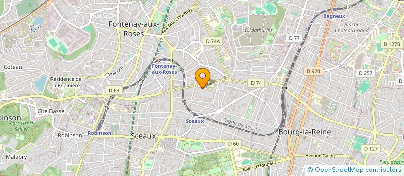 localisation de l'entreprise PLM INDUSTRY à SCEAUX