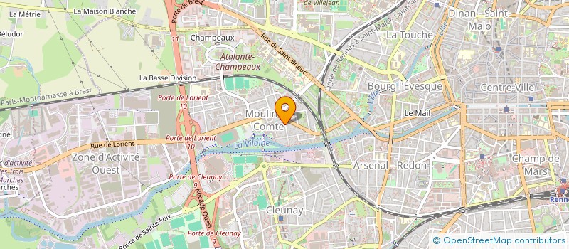 localisation de l'entreprise PLM INVEST  RENNES