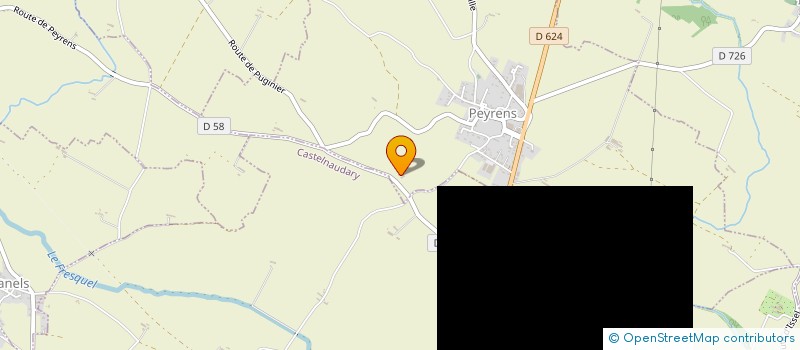 localisation de l'entreprise PLM INVESTISSEMENTS  PEYRENS