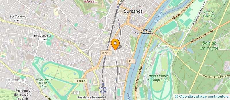 localisation de l'entreprise PLM MEDIAS à SURESNES