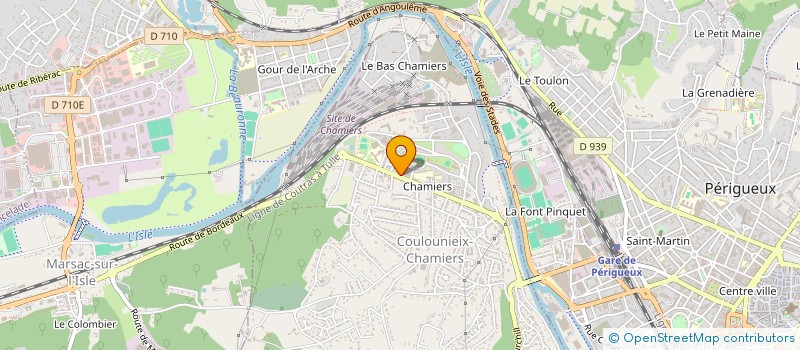 localisation de l'entreprise PLMJP  COULOUNIEIX-CHAMIERS
