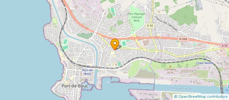 localisation de l'entreprise PLMV  PORT-DE-BOUC