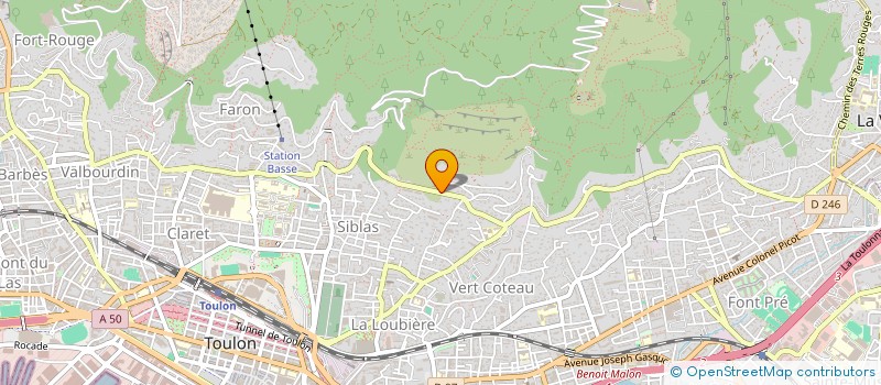 localisation de l'entreprise PLMX 2  TOULON