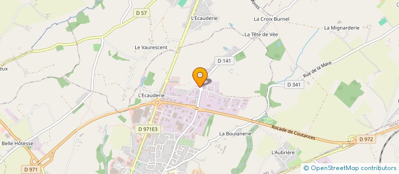 localisation de l'entreprise PLN à COUTANCES
