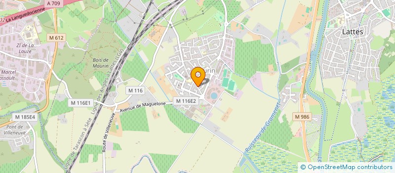 localisation de l'entreprise PLN à LATTES
