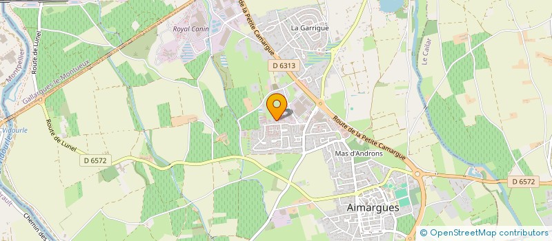 localisation de l'entreprise PLN DU VERGER  AIMARGUES