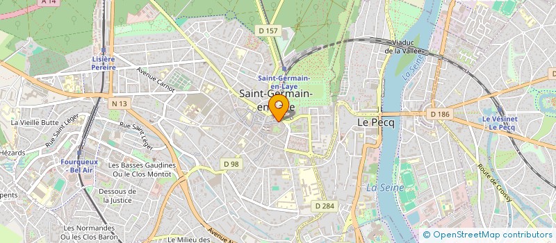 localisation de l'entreprise PLN STUDIO  SAINT-GERMAIN-EN-LAYE