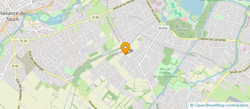 localisation de l'entreprise PLO CONSEIL  CUGNAUX