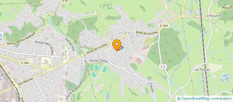 localisation de l'entreprise PLO HABITATIONS  LE BREUIL