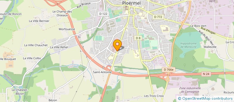 localisation de l'entreprise PLO-LOCATION à PLOERMEL