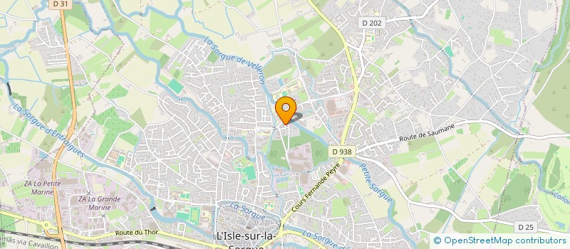 localisation de l'entreprise PLOAMA  L'ISLE-SUR-LA-SORGUE