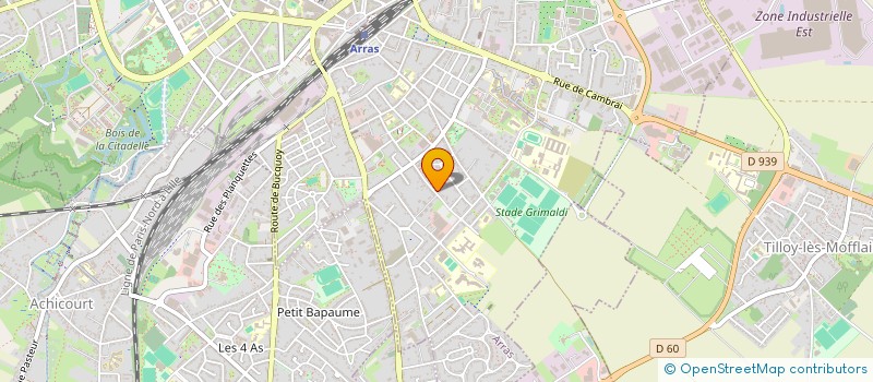 localisation de l'entreprise PLOC à ARRAS
