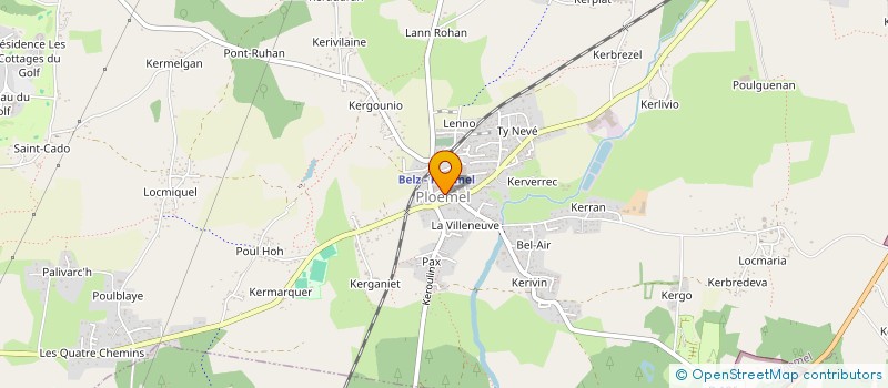 localisation de l'entreprise PLOEMEL ROLLER CLUB - PRC  PLOEMEL