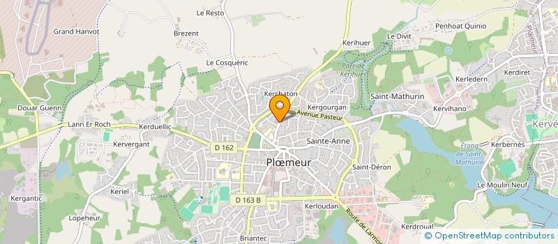 localisation de l'entreprise PLOEMEUR AUTOMOBILES à PLOEMEUR