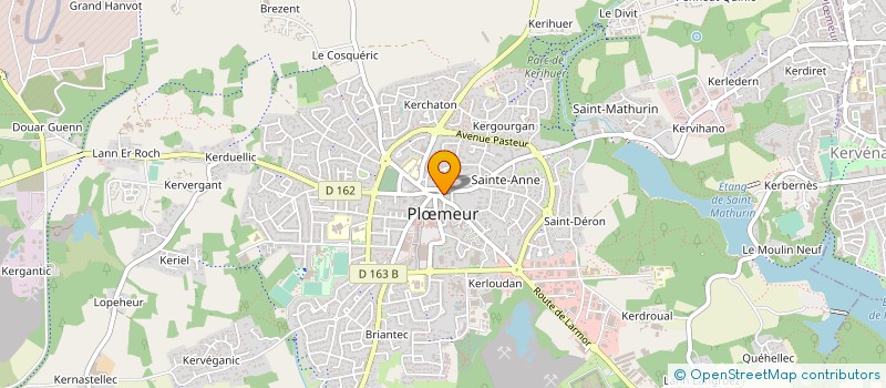 localisation de l'entreprise PLOEMEUR COIFF à PLOEMEUR