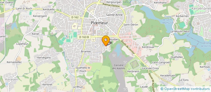 localisation de l'entreprise PLOEMEUR LUDIQUE  PLOEMEUR