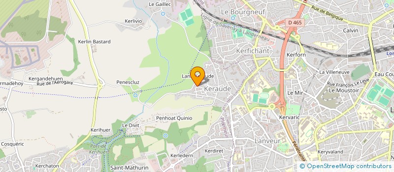 localisation de l'entreprise PLOEMEUR VTT  PLOEMEUR