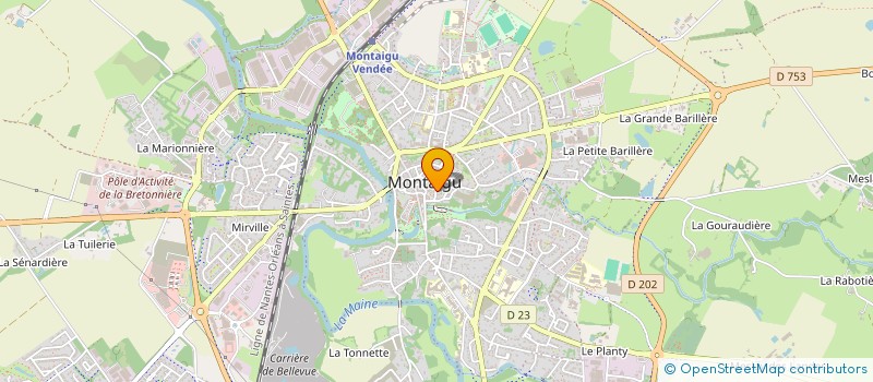 localisation de l'entreprise PLOG à MONTAIGU-VENDEE