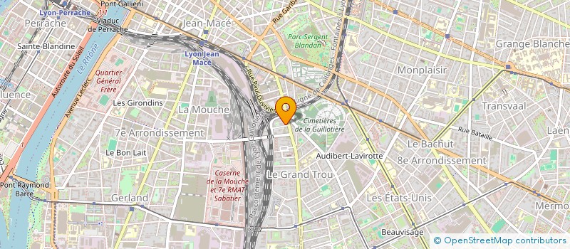 localisation de l'entreprise PLOIX-LACALS  LYON