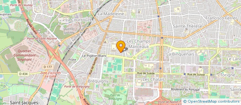 localisation de l'entreprise PLOMARC'H  RENNES