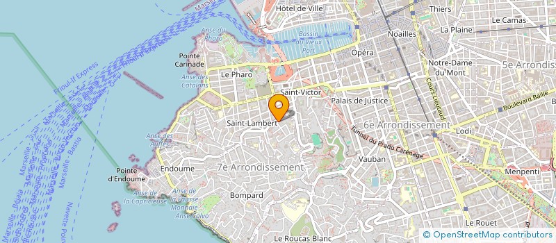 localisation de l'entreprise PLOMB'ART  MARSEILLE