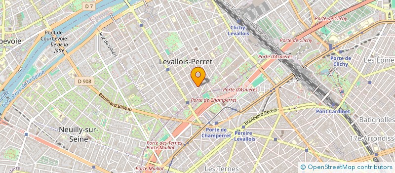 localisation de l'entreprise PLOMB'ART CIE à LEVALLOIS-PERRET
