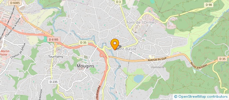 localisation de l'entreprise PLOMB'AZUR SERVICES à MOUGINS