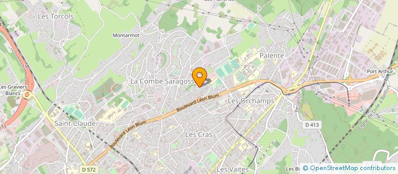 localisation de l'entreprise PLOMB'CHAUFF'25  BESANCON