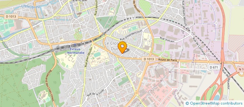 localisation de l'entreprise PLOMB&COCHAUFFAGE à EVREUX
