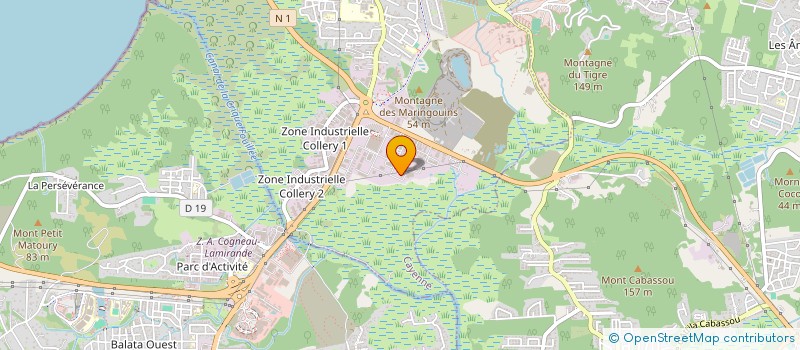 localisation de l'entreprise PLOMB ECO OUEST  CAYENNE