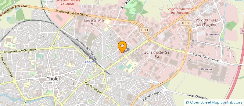 localisation de l'entreprise PLOMB ELEC DU CHOLETAIS à CHOLET