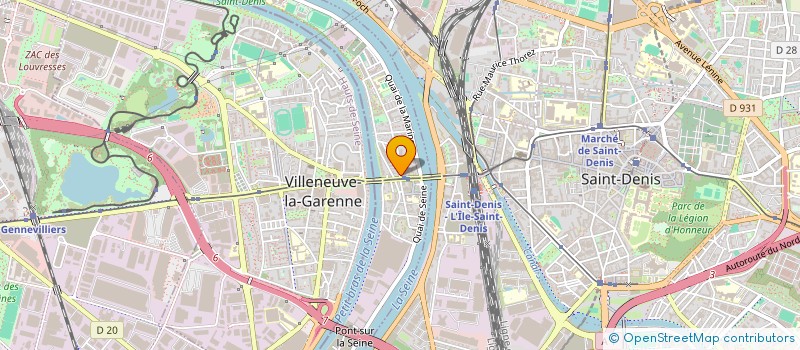 localisation de l'entreprise PLOMB' EXPERT  L'ILE-SAINT-DENIS