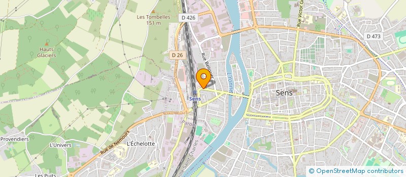 localisation de l'entreprise PLOMB-INSTAL à SENS
