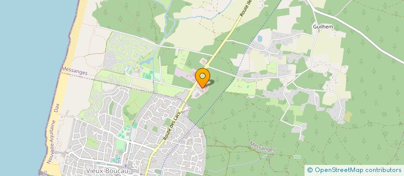 localisation de l'entreprise PLOMB OCEAN  MESSANGES