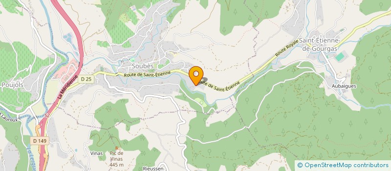 localisation de l'entreprise PLOMB PEINT ELEC  SOUBES