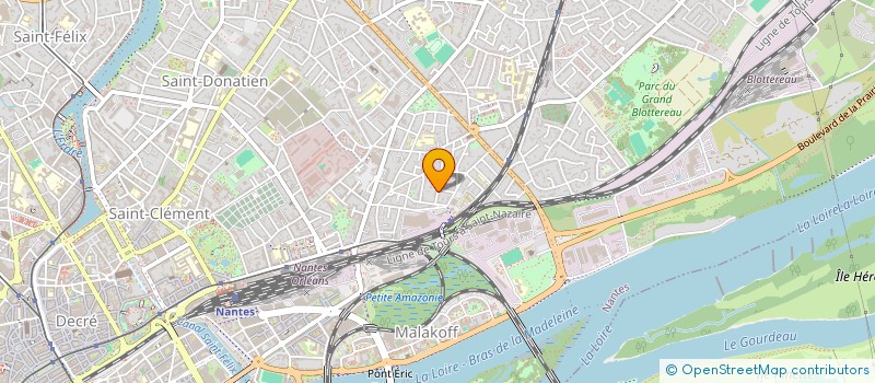 localisation de l'entreprise PLOMBAC  NANTES