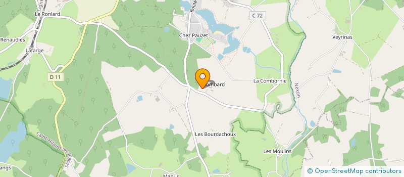 localisation de l'entreprise PLOMBARD à SAINT-HILAIRE-LES-PLACES